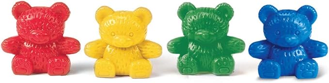 Learning Resources Bear Counters Set, Counting, Color & Sorting Toy, Set of 80, Ages 3+