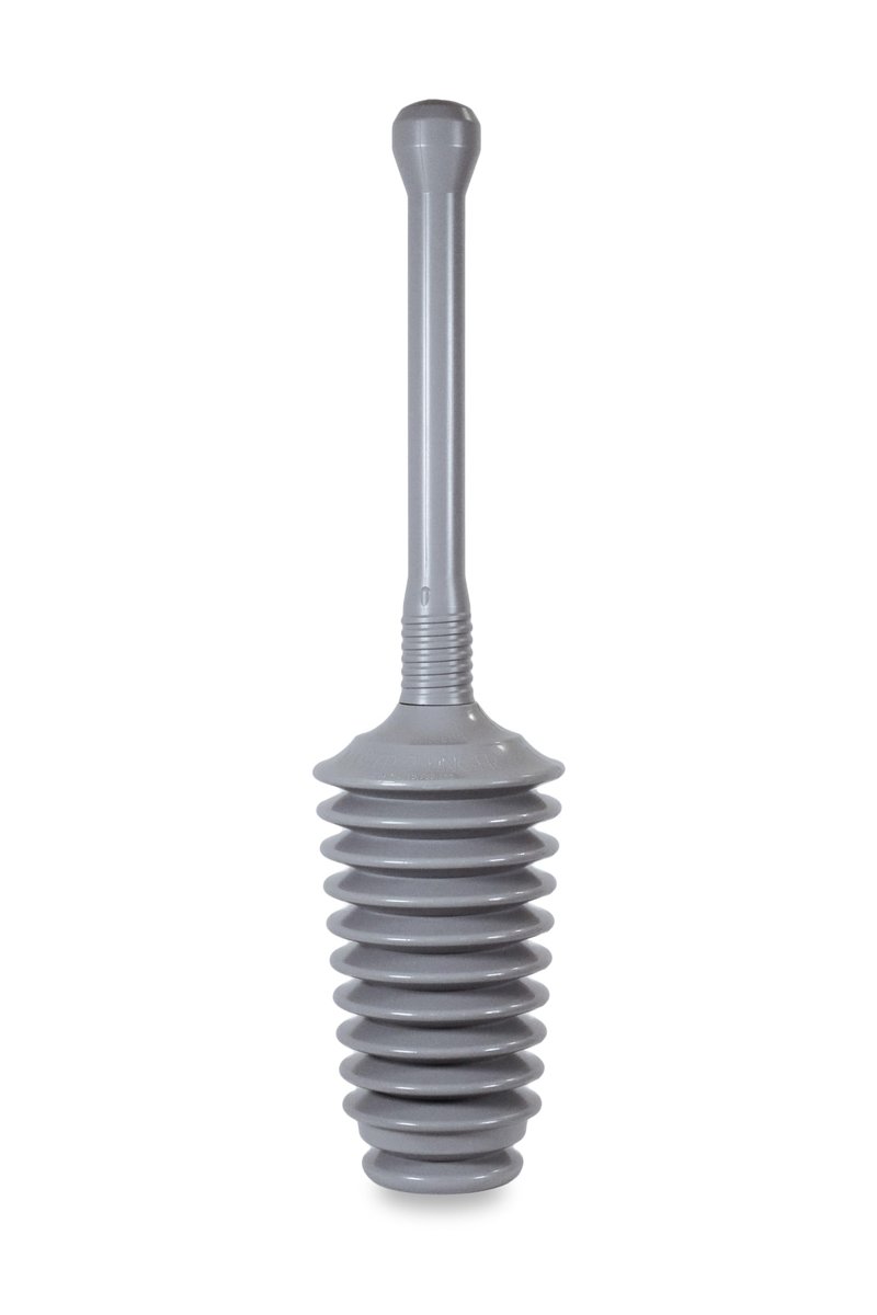 Master Plunger 500 & Toilet Brush Combo Set – Heavy-Duty Gray Toilet Plunger with High-Efficiency Brush and Holder – Durable, Compact Bathroom Cleaning Kit