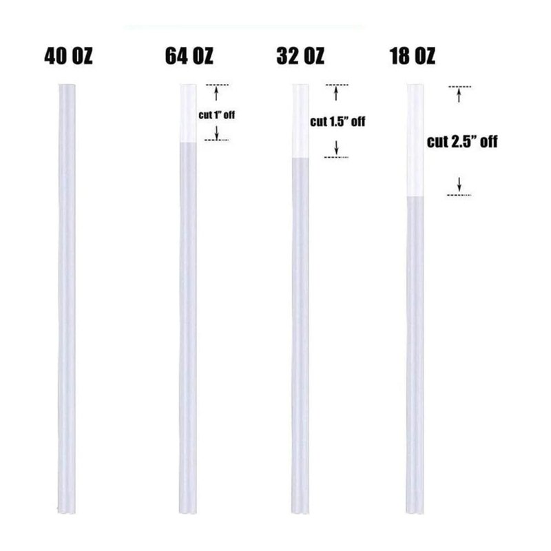 Hydro Flask Replacement Straws Wide Mouth 32 40 oz, 10 Pack BPA Free
