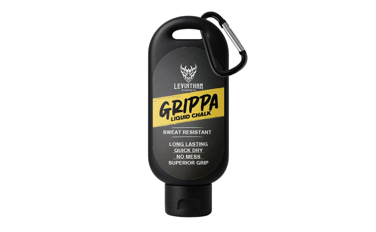 Leviathan Strength | GRIPPA | Liquid Chalk | Mess Free Gym Chalk for Weightlifting | Gymnastics | Rock Climbing | Dancing | Sweat Resistant | The Ultimate Grip Enhancer |