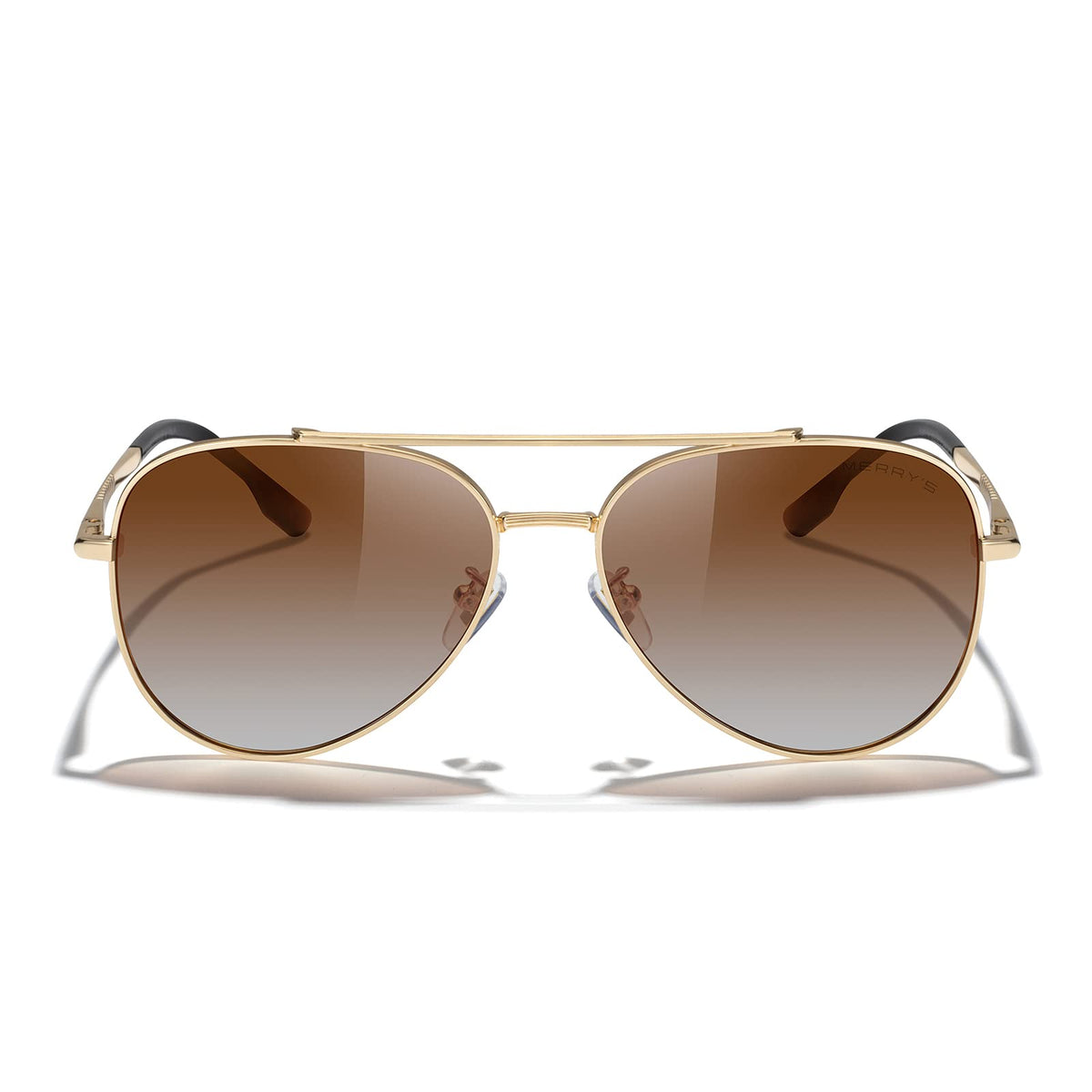 MERRY'S Classic Mirrored Aviator Sunglasses for Men Women Polarized Driving Fishing Mens Sunglasses