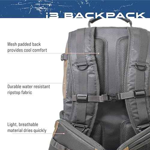 Frogg Toggs i3 Fishing Backpack, Tackle Storage, Includes 3-3600 Bait Trays