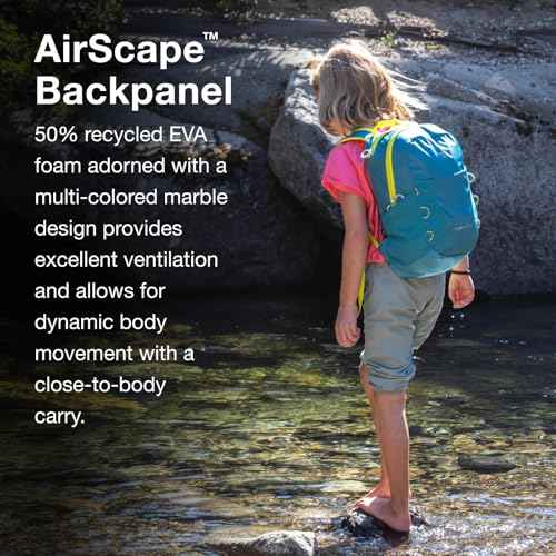 Osprey HydraJet 12L Kids' Hiking Backpack with Hydraulics Reservoir, Euphoria Purple