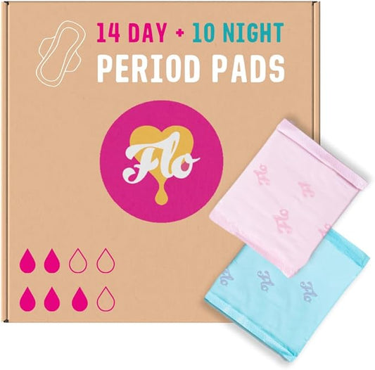 FLO Bamboo Mega Combo Pad Pack (14 Day, 10 Night) - SIOC