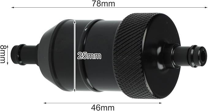 8MM Aluminum Alloy Inline for Fuel Filter