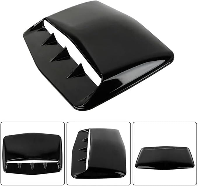 Universal Car Hood Scoop Air Flow Intake Decorative Turbo Bonnet Vent Cover