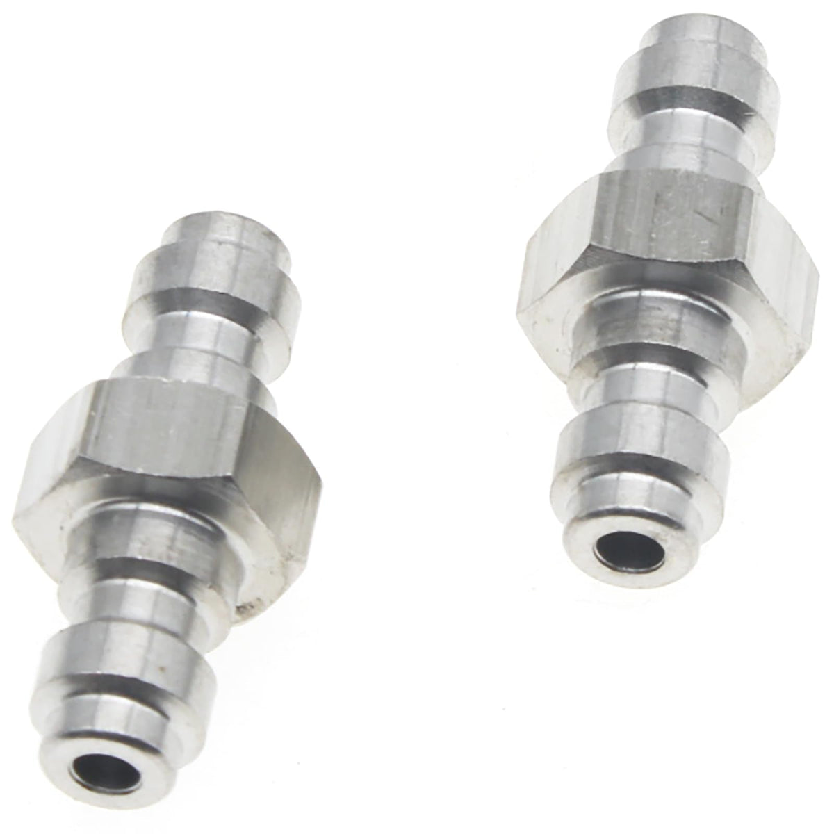 OZXNO 2 Pcs Universal 8mm Stainless Steel Male to Male Quick-Disconnect Coupling Adaptor for PCP Paintball Airsoft Air Gun Tool