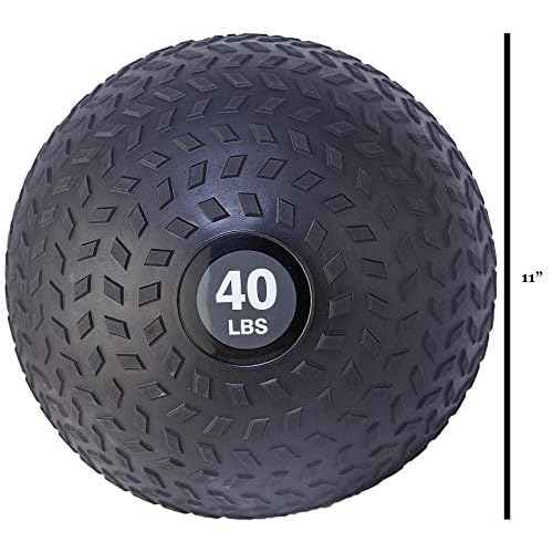 Fitvids Workout Exercise Fitness Weighted Medicine Ball, Wall Ball and Slam Ball, Multiple Styles and Sizes