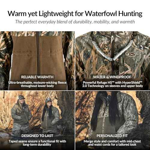 Drake Waterfowl MST Women¡¯s Eqwader Full Zip, Hunting Jacket, Waterproof and Breathable, Fleece Lining and Adjustable Fit
