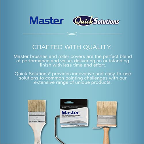 Bestt Liebco 997240120 Master 12" Deck Scrub Brush/Roller/Applicator, White