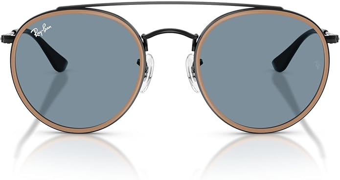 Ray-Ban Unisex Rb3647n Double Bridge Round Sunglasses