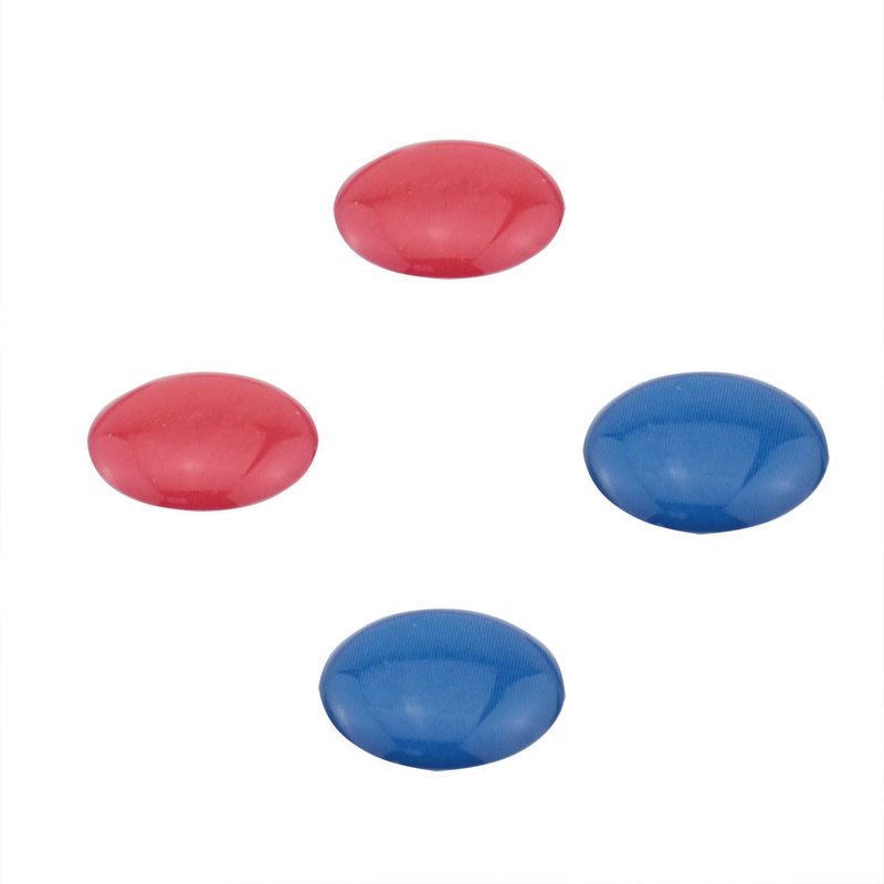 Ruiwaer 20pcs Hot and Cold Water Stickers 10pcs Red, 10pcs Blue Crystal Drip Label Bathroom Kitchen Faucet Transfer Stickers