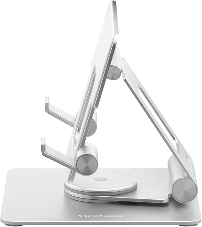 ViewSonic LCD-STND-001 Portable Monitor Stand with 360 Swivel, Tilt, and Height Adjustment for Monitors up to 17 Inches