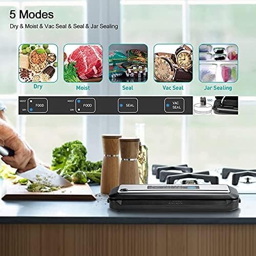 INKBIRD WIFI Sous Vide Cooker Bundle with Vacuum Sealer Machine,1000W Sous-Vide Cooker Immersion Circulator with 14 Preset Recipes on APP and Thermal Immersion with Timer