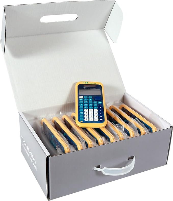 Texas Instruments TI-34 MultiView Scientific Calculator - Teacher Kit (10 pack)