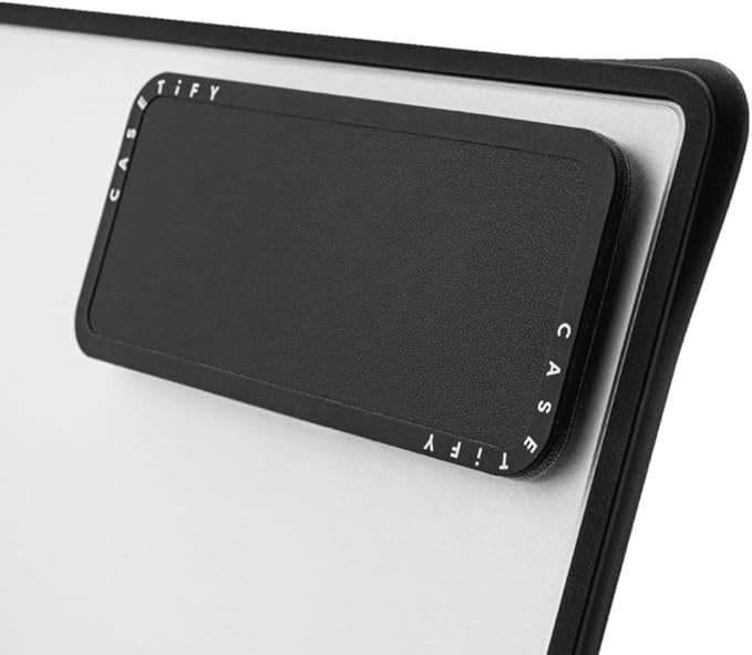 CASETiFY Snappy Laptop Phone Mount [Compatible with Magsafe] - Sunflowers - Black/Beige