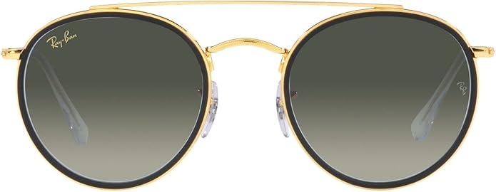 Ray-Ban Unisex Rb3647n Double Bridge Round Sunglasses