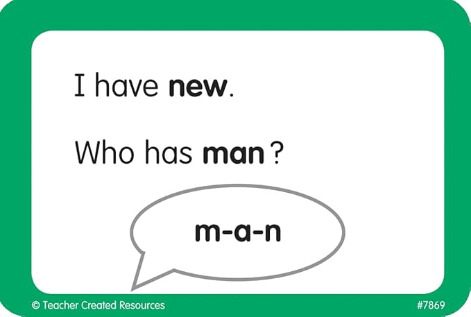 Teacher Created Resources I Have, Who Has Sight Words Game Grade 1