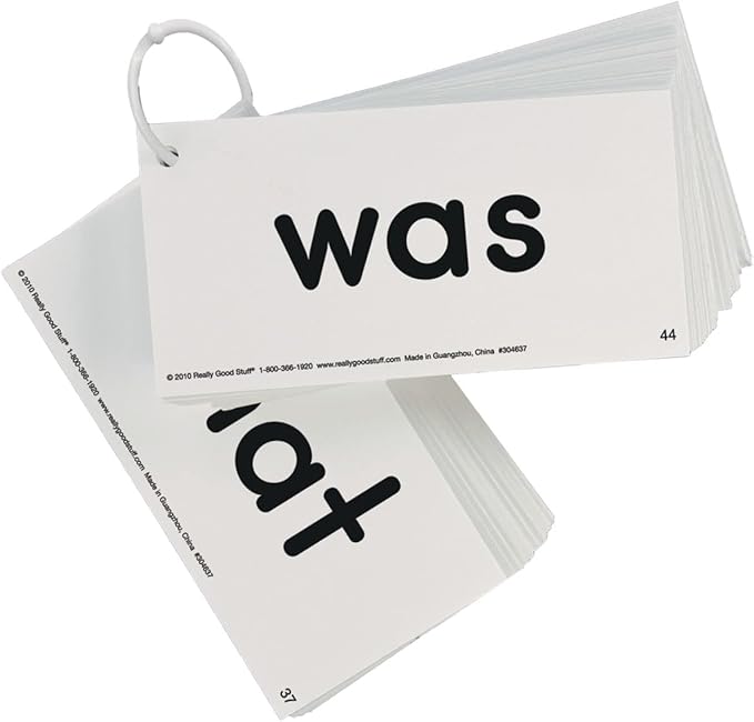 Sight Word Flash Cards