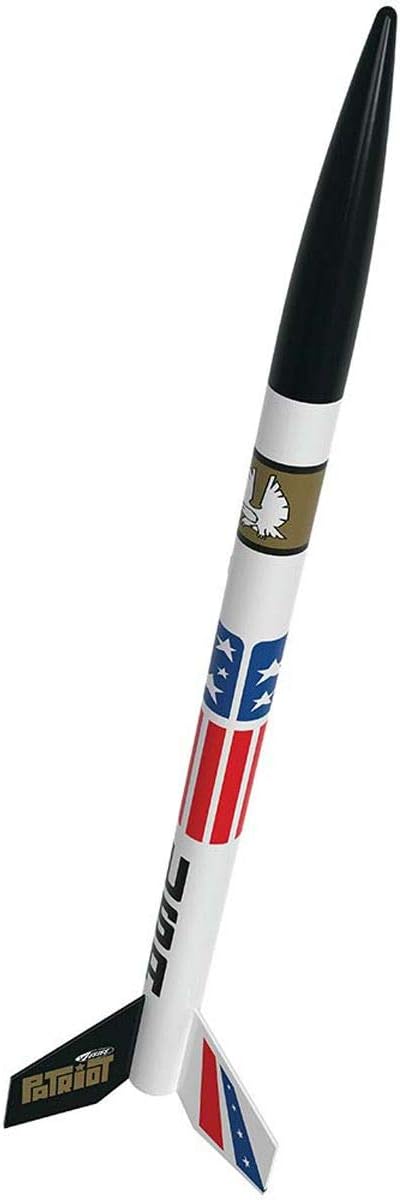 Estes 652 Citation Patriot Flying Model Rocket Kit 0652 | Intermediate Level Build | Soars up to 600'