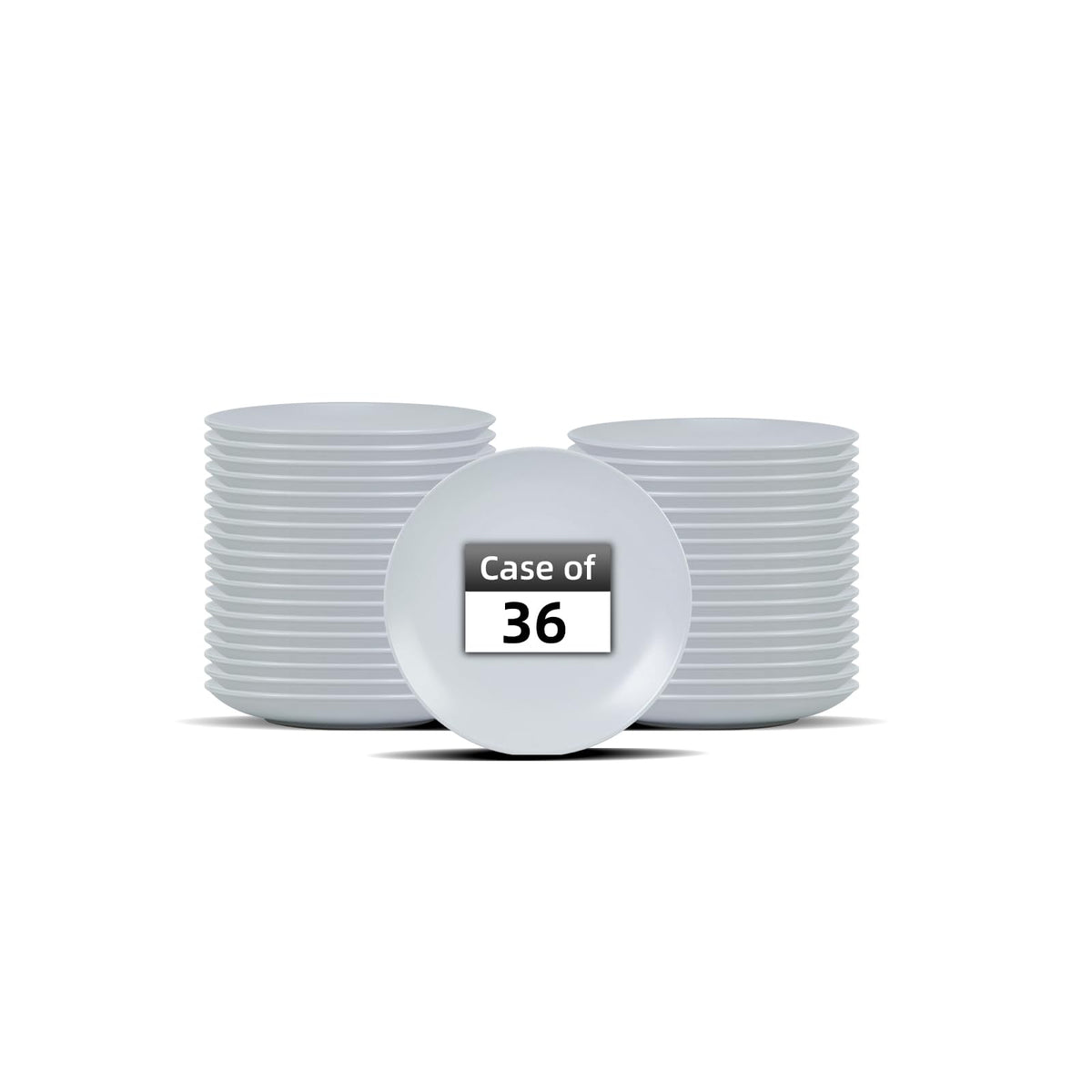 IRESTAURANT PLUS Stoneware Coupe Commercial Grade Dinnerware, Ivory, Plate 12.25", Case of 12