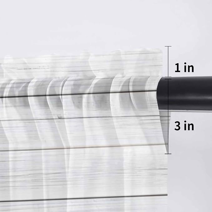 Welcome Sheer Valance Curtains, Summer Car