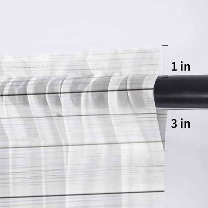 Welcome Sheer Valance Curtains, Summer Car
