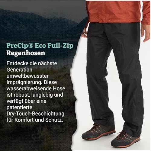MARMOT Mens Precip Eco Full Zip Pants