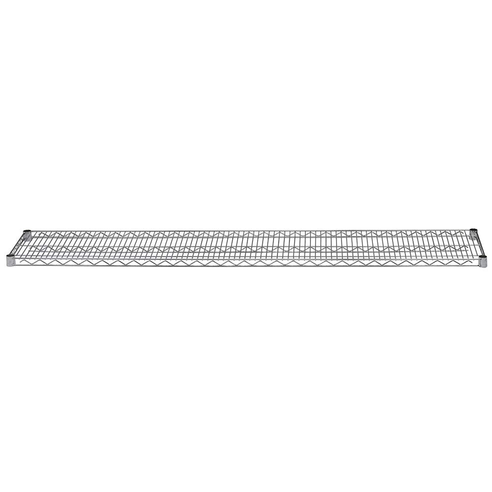 Shelving Inc. 14" d x 18" w Chrome Wire Shelving with 2 Tier Shelves, Weight Capacity 800lbs Per Shelf