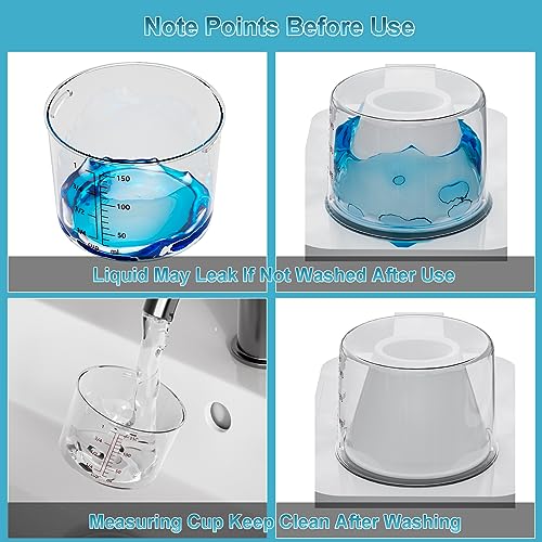 77.8OZ Laundry Detergent Dispenser Container, 2 Pack Liquid Laundry Dispenser, Plastic Detergent Dispensers for Laundry Room/Powder/Fabric Softener with Labels/Tray, Clear - color: 2Pack 77.8OZ With Tray