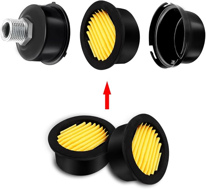 4pcs Air Compressor Replacement Filter Elements, Air Compressor Intake Paper