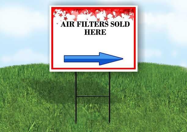 Air Filters Sold Here 4Th Of July American Flag Usa Patriotic Red Blue Stars