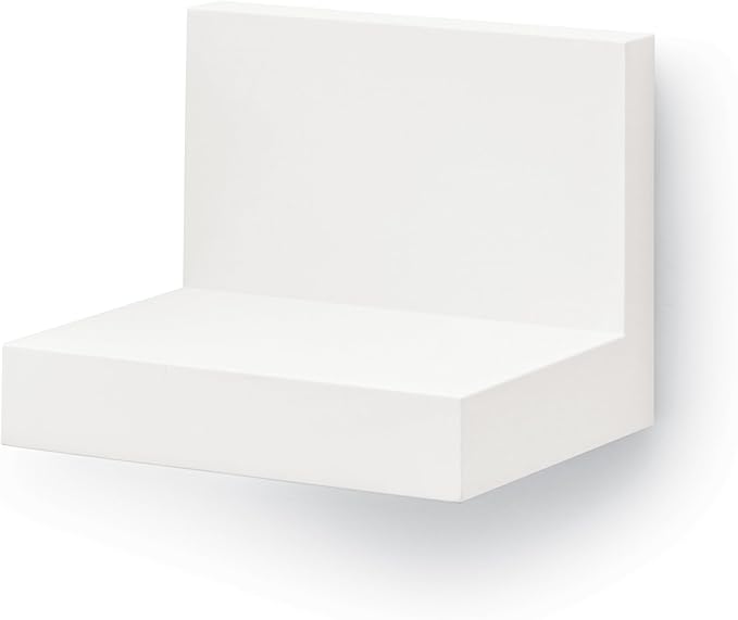 Command Display Ledges, Holds up to 2 lb, Quartz, 2 Ledges with 8 Medium Strips, Damage-Free Hanging Floating Shelf with Adhesive Strips, Personalize Living Room, Bedroom, Kids Room or Office