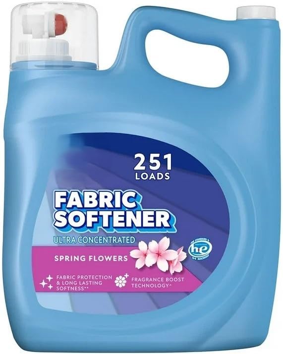 Liquid Fabric Softener, Spring Flowers, 251 loads, 170 fl. oz.