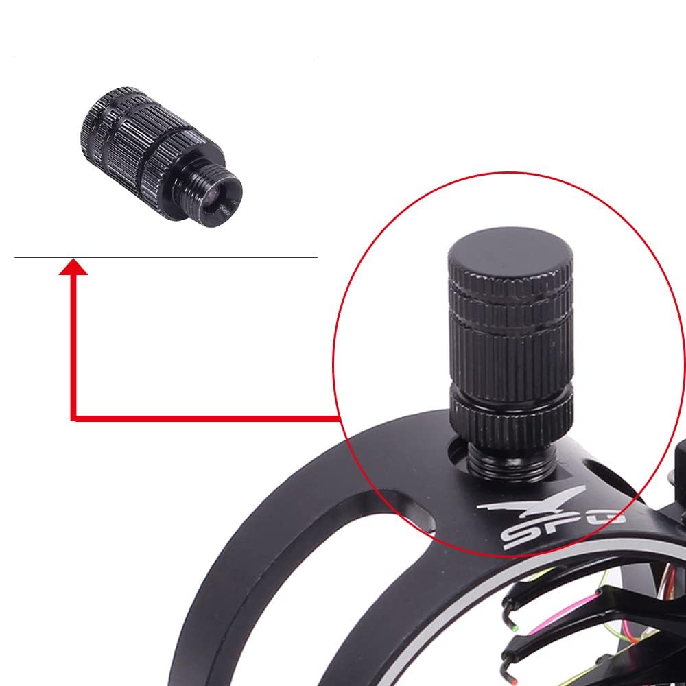 SOPOGER Archery Compound Bow Sight Light Fiber Optic 3/8-32 LED Sight Light Thread Universal Fit (2pcs)
