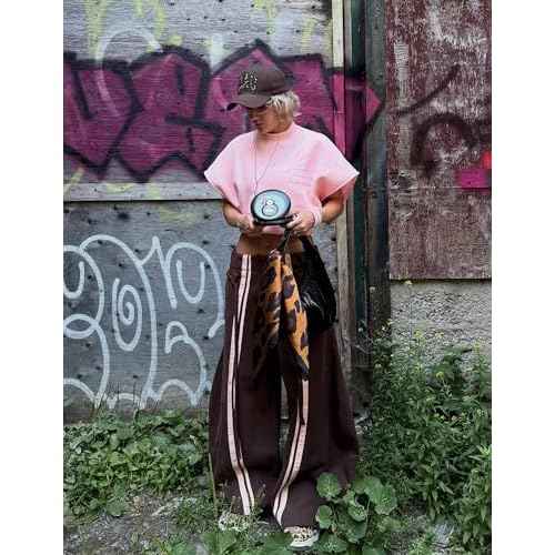 Aelfric Eden Stripe Super Baggy Sweatpants Oversized Barrel Pants Vintage Wide Leg Elastic Waist Lantern Trouser Unisex