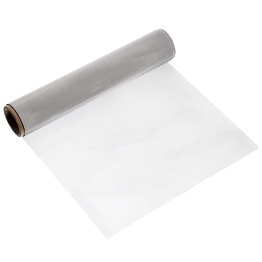 uxcell 200 Mesh 79" x 10" Woven Wire Mesh, 316 Stainless Steel Air Vent Filter