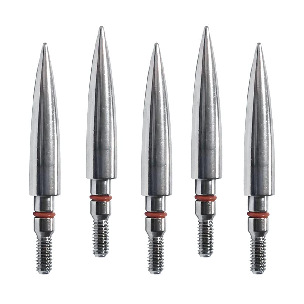 Field Points arrowheads 175 Grains Archery Field Points, 5/16" Stainless Steel Screw in Archery Field Tips and Broadheads (1 Dozen 12 PCS)