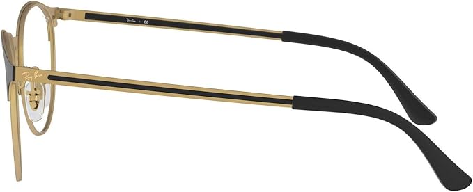 Ray-Ban Unisex Rx6375 Round Prescription Eyeglass Frames