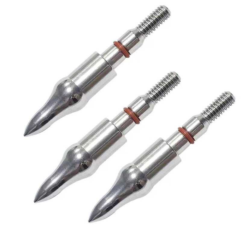 Field Points arrowheads 150 Grains Archery Field Points, 5/16" Stainless Steel Screw in Archery Field Tips and Broadheads (1 Dozen 12 PCS)