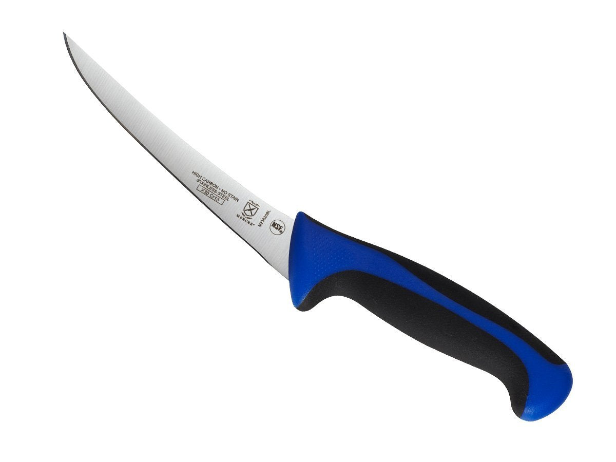 Mercer Culinary Millennia Colors 7-Inch Granton Edge Santoku Knife, Green