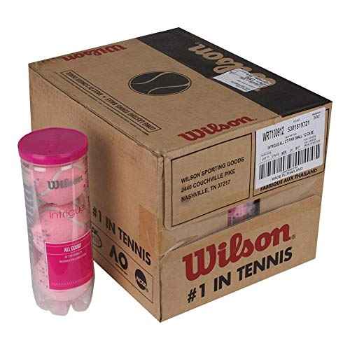 WILSON Intrigue All Court Pink Tennis Balls (1/2-Case)