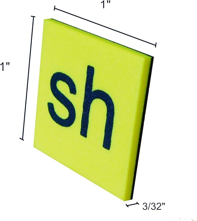Foam Phonics Magnetic Foam Reading Tiles (Second Grade)