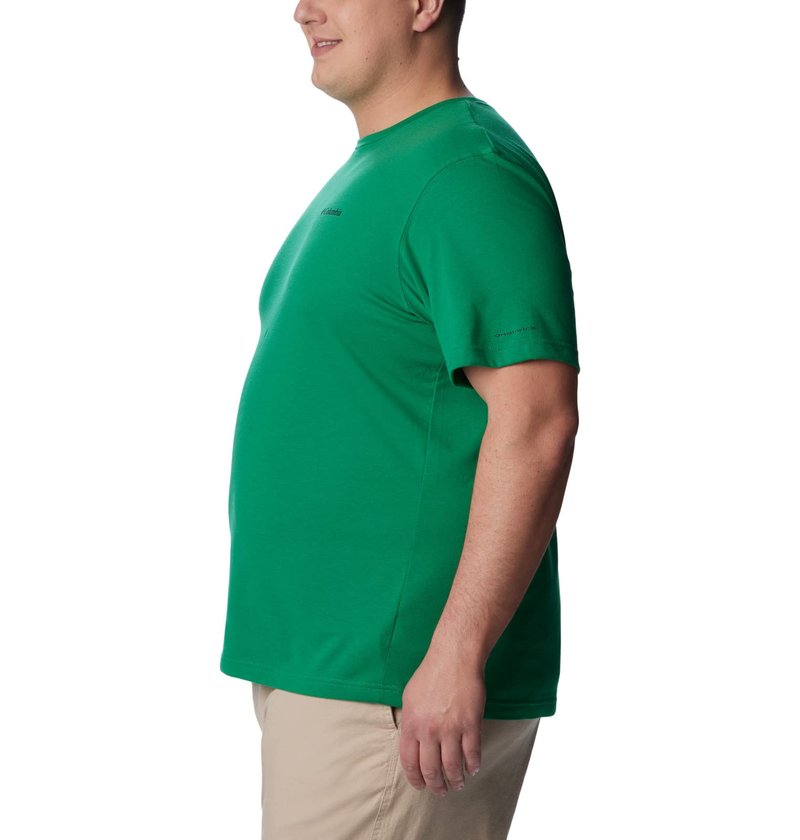 Columbia Men's Thistletown Hills Short Sleeve, Bamboo Forest, 2X Tall
