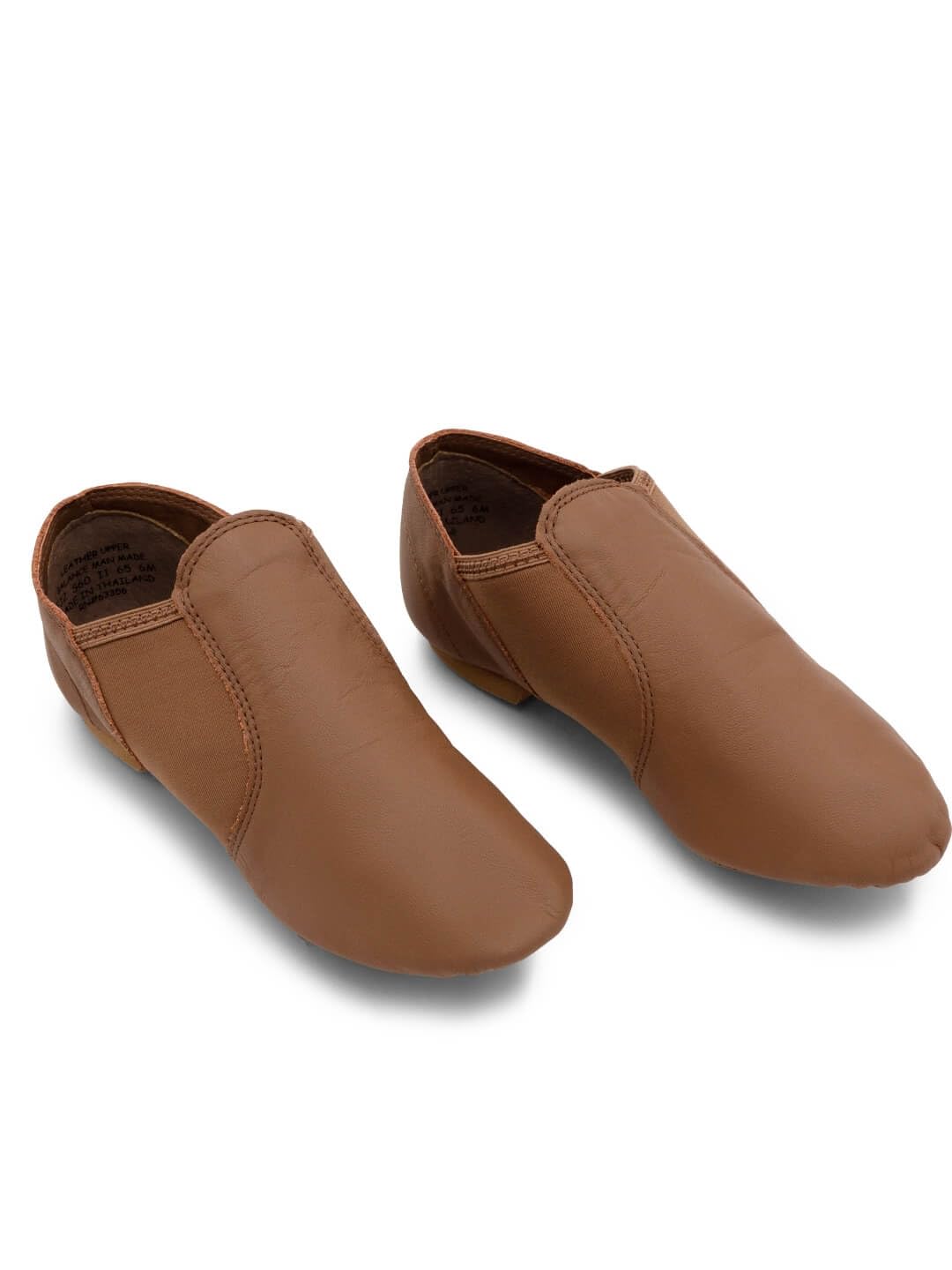 Capezio womens Series Jazz Slip-on loafers shoes, Caramel, 3 Wide US