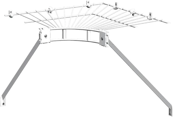 ClosetMaid Ventilated Wire Corner Shelf for 12 in. Shelf and Rod Shelving