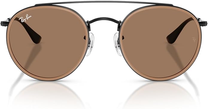 Ray-Ban Unisex Rb3647n Double Bridge Round Sunglasses