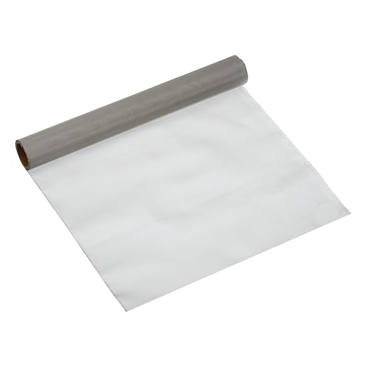 PATIKIL 40" L x 10" W Woven Wire Mesh, 500 Mesh 316L Stainless Steel Air Vent