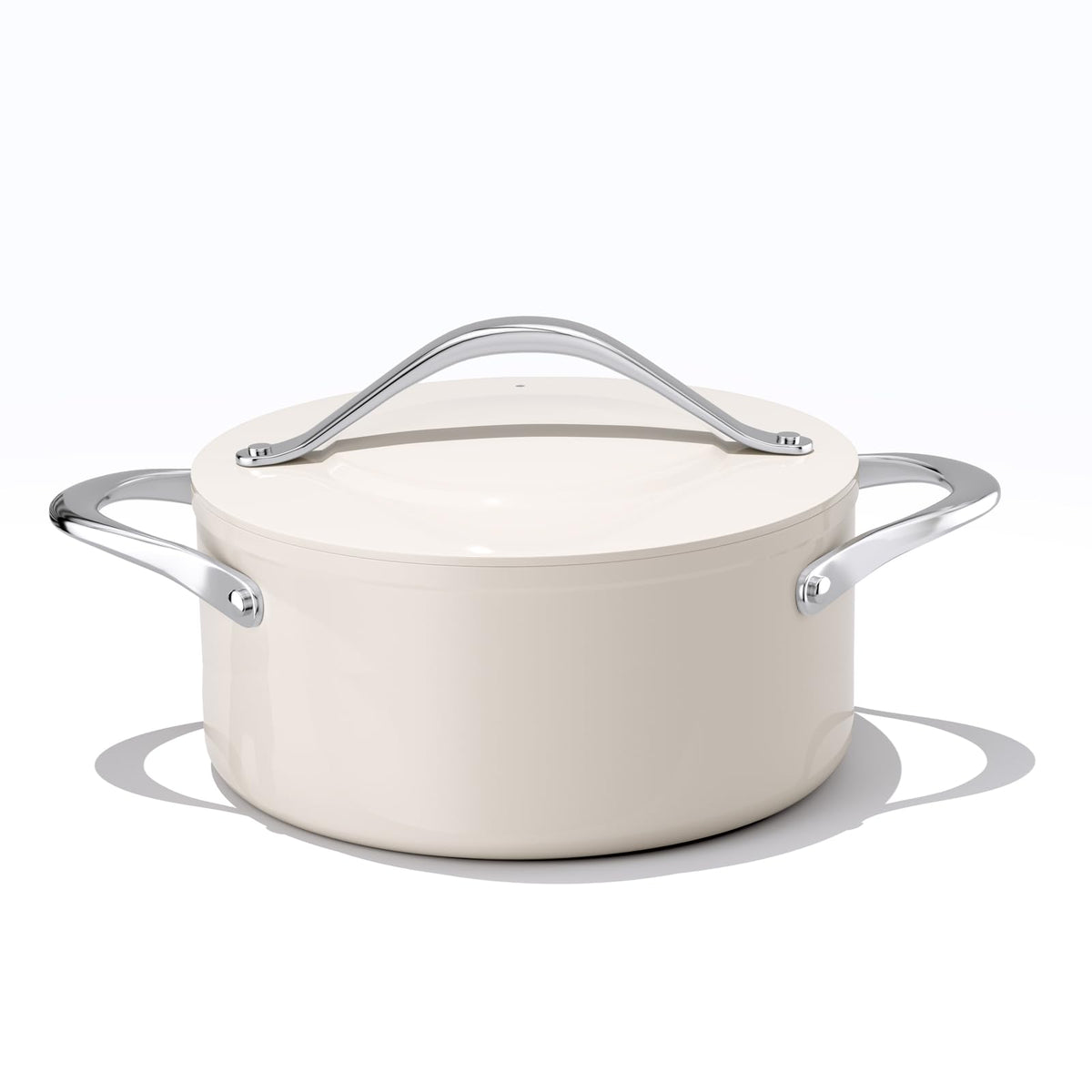 CookinCraze Ceramic Dutch Oven with Lid, 4.5 QT Nonstick Pot for Baking