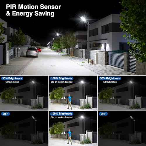 Solar Street Lights Outdoor Waterproof,50000LM 320¡Æ Angle Solar Light,5730LED Parking Light with Motion Sensor and Remote Control for Outdoor, Streets, Courtyards,Parking Garages,-2Pack